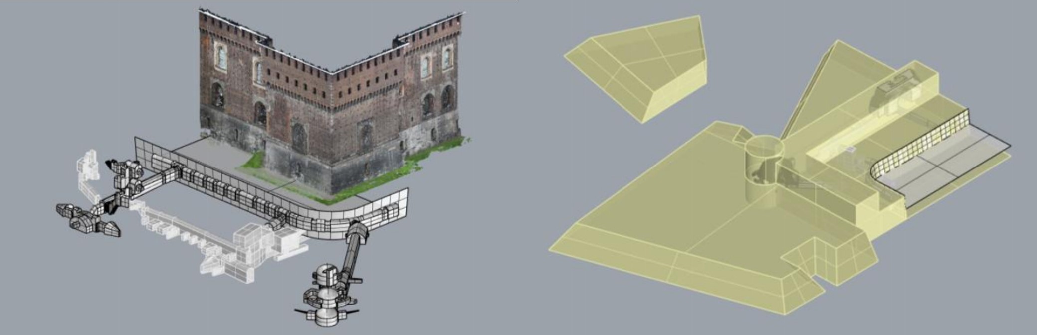 圖 4、文化資產數位孿生之3D模型範例 (資料來源：Guzzetti et al., 2023)